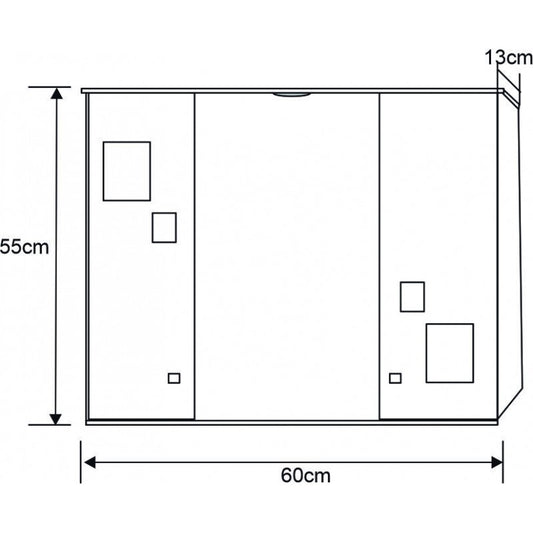 Огледални шкафове » ICMC 1034-60