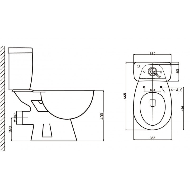 Моноблок ICC 1072P RIMLESS