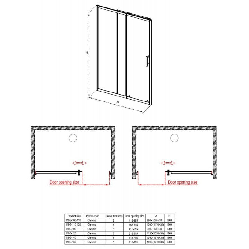 Преграден параван ICS 119G/120