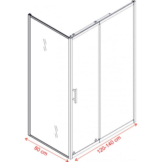 Душ кабина ICS 118/120NEW + ICS 111/31/80