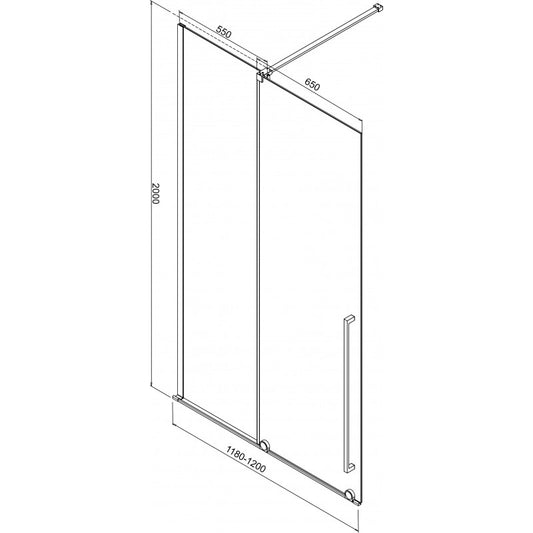 Преграден параван ROLLEY ICS 124TR - 120