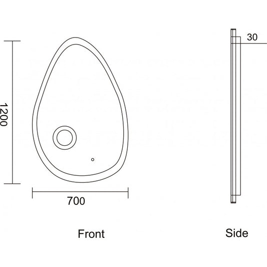 Огледала с вградено осветление » ICL 1808