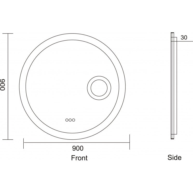 Огледала с вградено осветление » ICL 1813