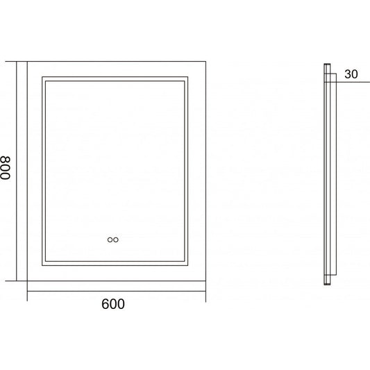 Огледала с вградено осветление » ICL 1814