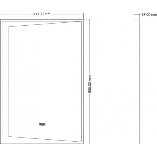 Огледала с вградено осветление » ICL 1819