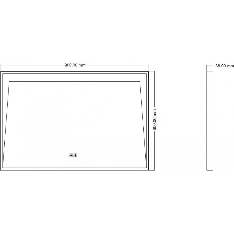 Огледала с вградено осветление » ICL 1818