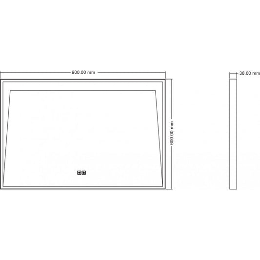 Огледала с вградено осветление » ICL 1818