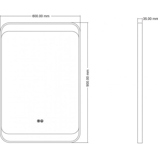 Огледала с вградено осветление » ICL 1821