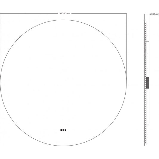 Огледала с вградено осветление » ICL 1826