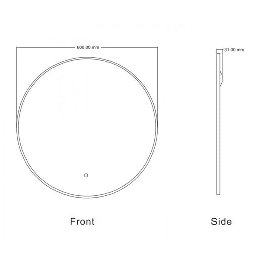 Огледала с вградено осветление ICL 1855/60