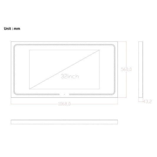LED Smart огледало ICL 1903 SMART
