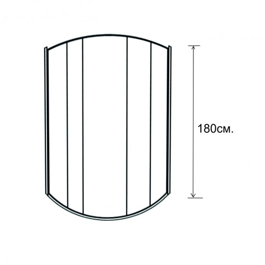 Душ кабина ICS 285TS NEW 90*90 EASY ASSEMBLE