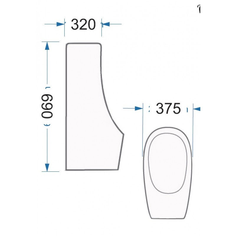Писоар ICC 3732