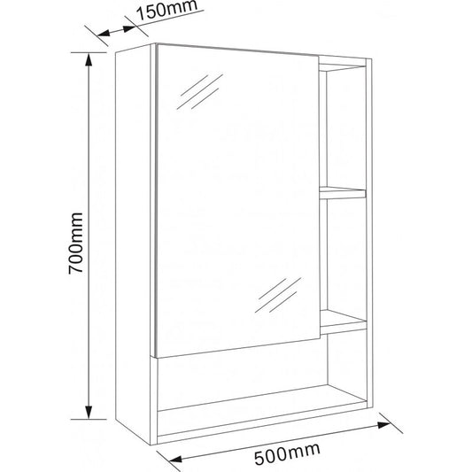 Огледални шкафове » ICMC 5015-70-2