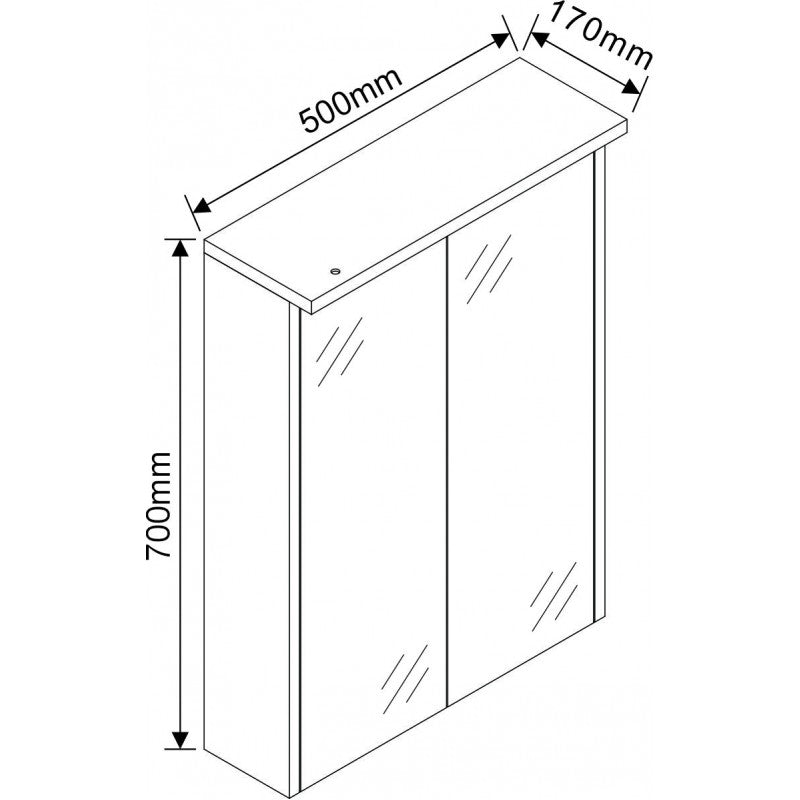 Огледални шкафове » ICMC 5017-70