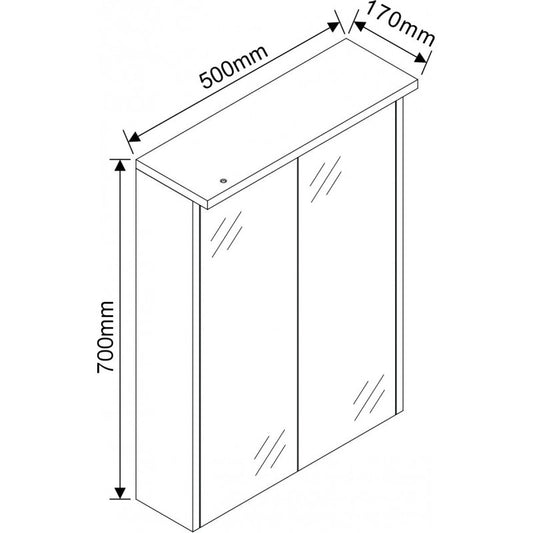 Огледални шкафове » ICMC 5017-70