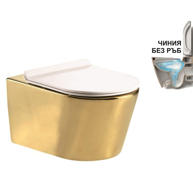 Конзолна тоалетна чиния ICC 5233 GOLD