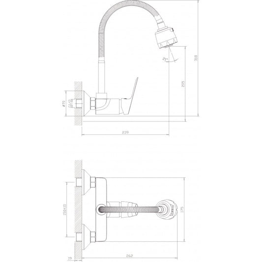 Смесител LINNI ICF 5452152 M7313