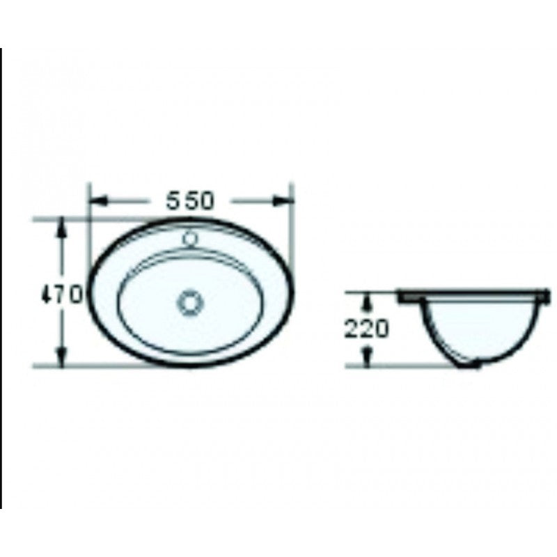 Countertop sink