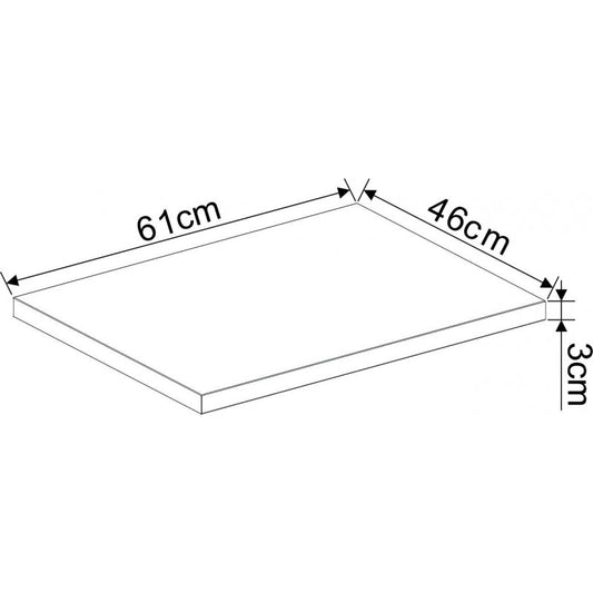 Bathroom countertop ICP 6146-1