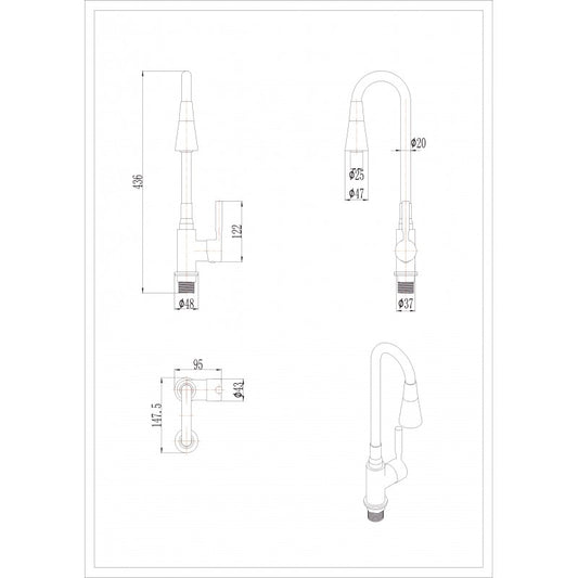 Смесител ICF 7108223 HAVANA WHITE