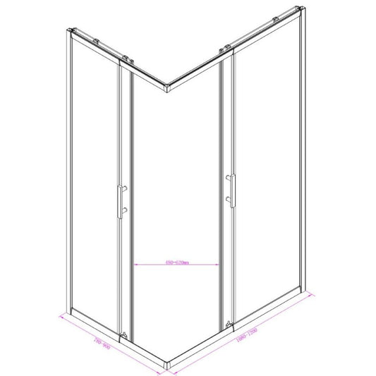Душ кабина ICS 787G/NANO