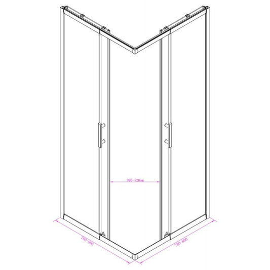 Душ кабина ICS 789FC