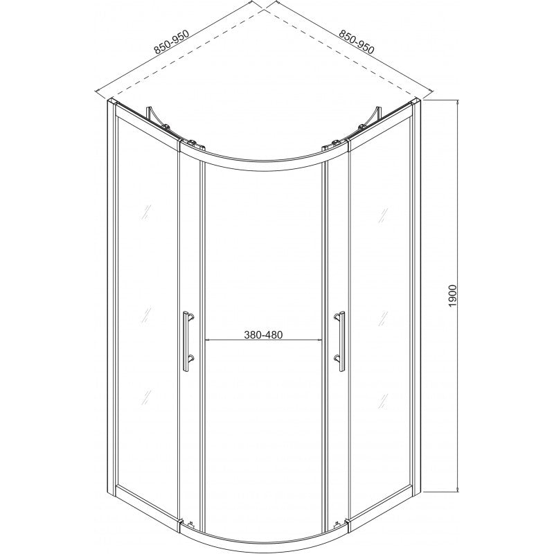 Душ кабина ICS 789TR ROUND