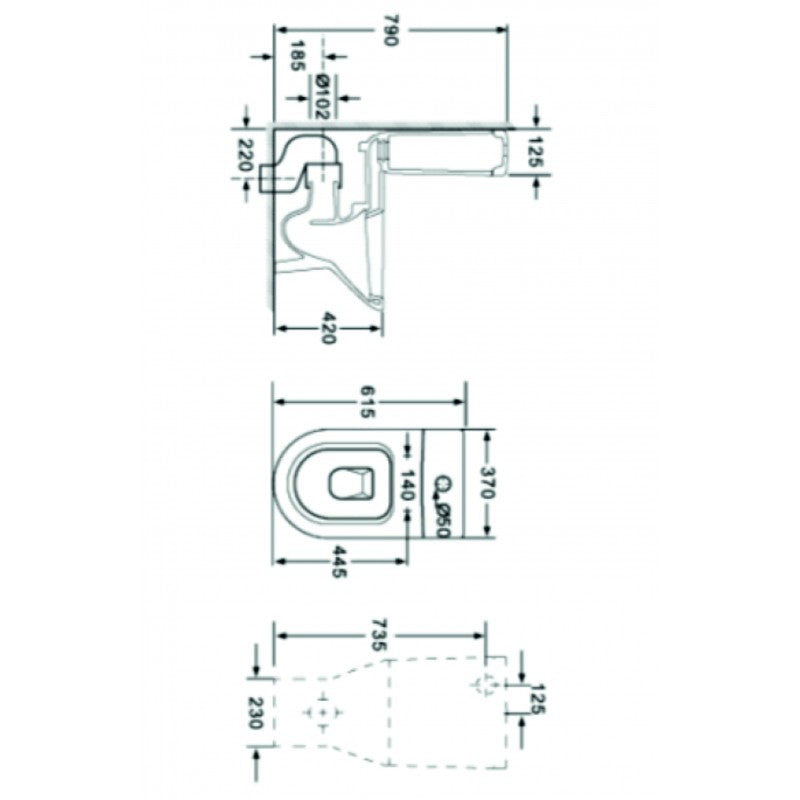 Моноблок ICC 7937 GOLD