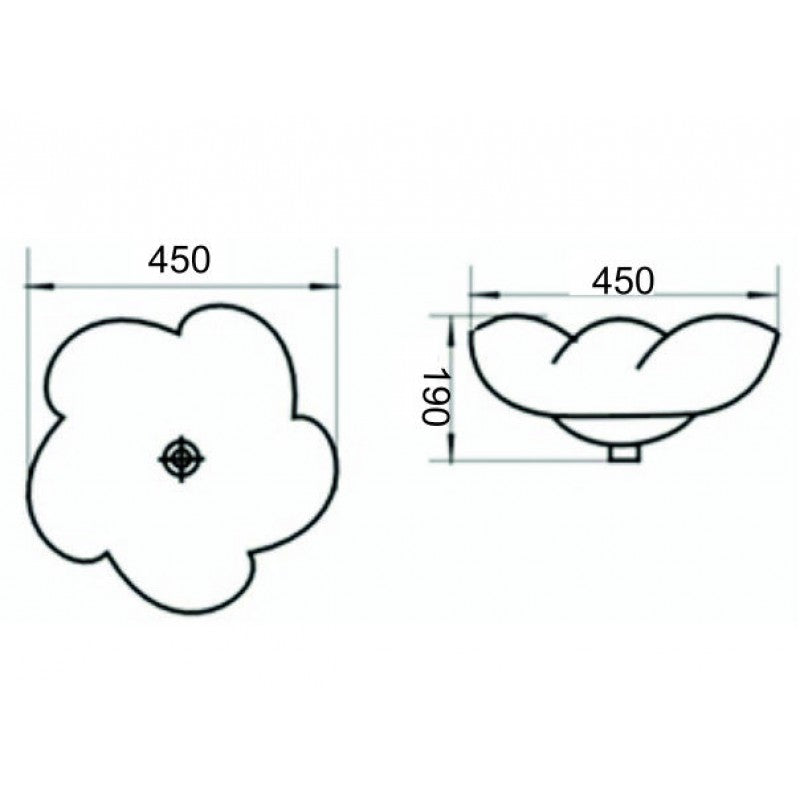 Countertop sink