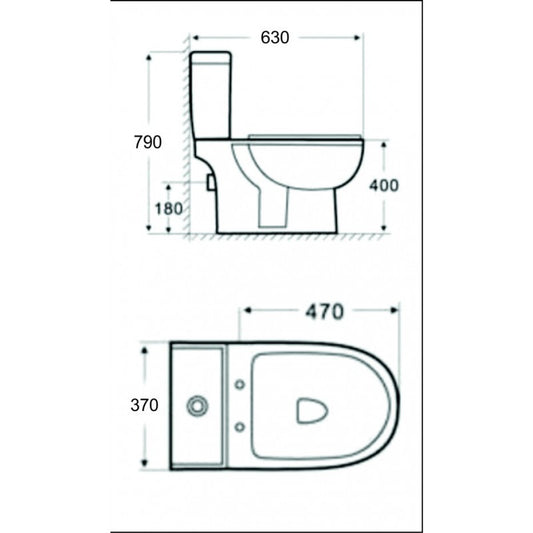 Моноблок ICC 8036GEB P PP / 6736