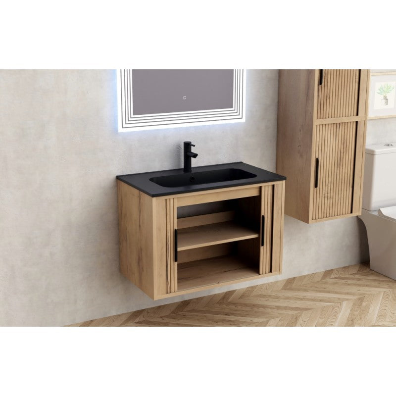 Bathroom console cabinet AREZZO 8045 WOODEN