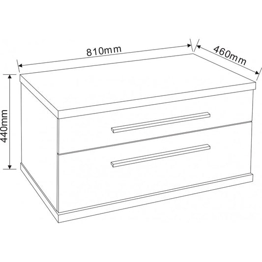 Bathroom countertop ICP 8144-1