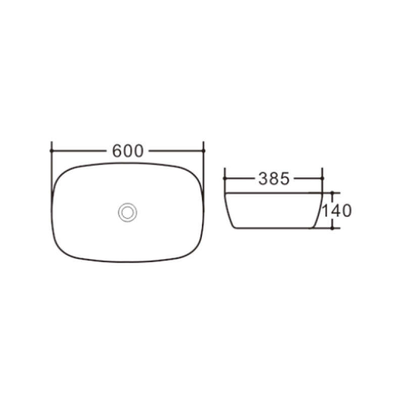 Countertop sink
