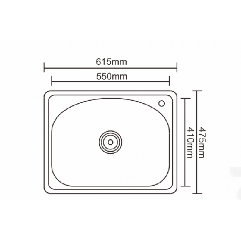 Countertop sink