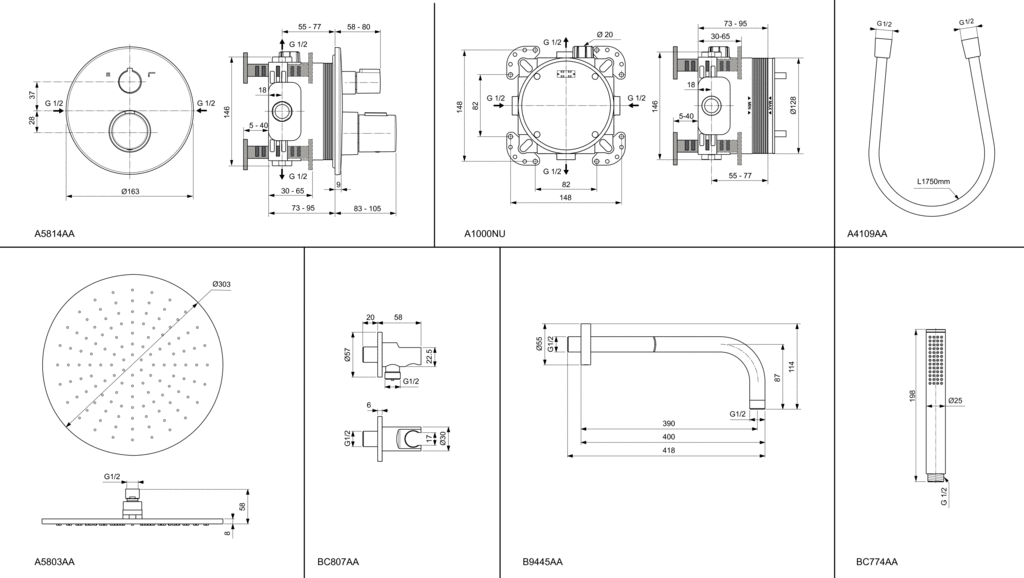 Пакетно предложение IDEAL STANDARD CERATHERM T100 A7573XG