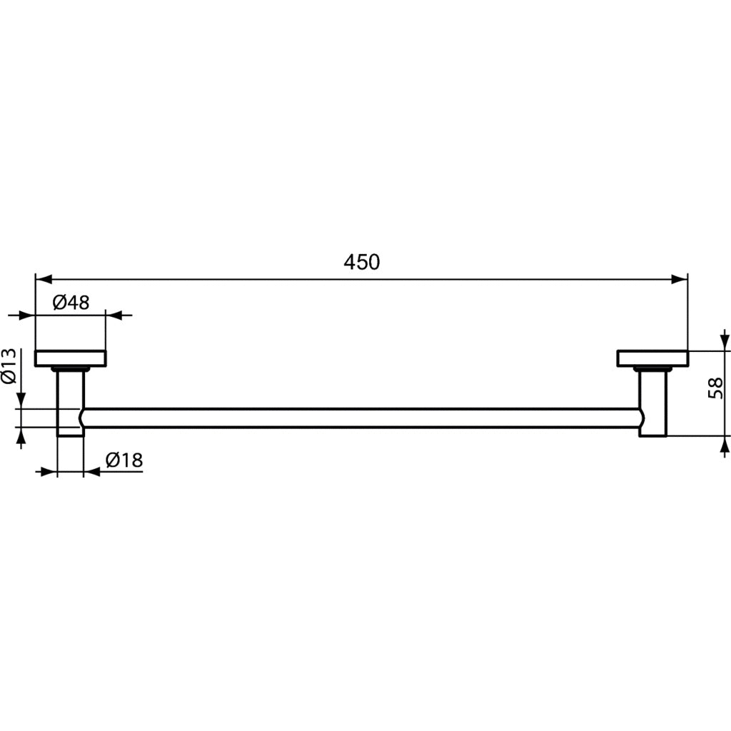 Държач за хавлии/кърпи IDEAL STANDARD IOM A9117XG