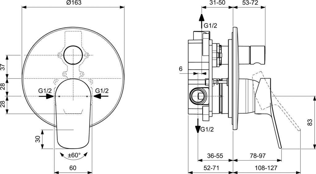 Countertop sink