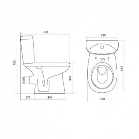 Моноблок Fayans Enjoy N WQ7F66610001911