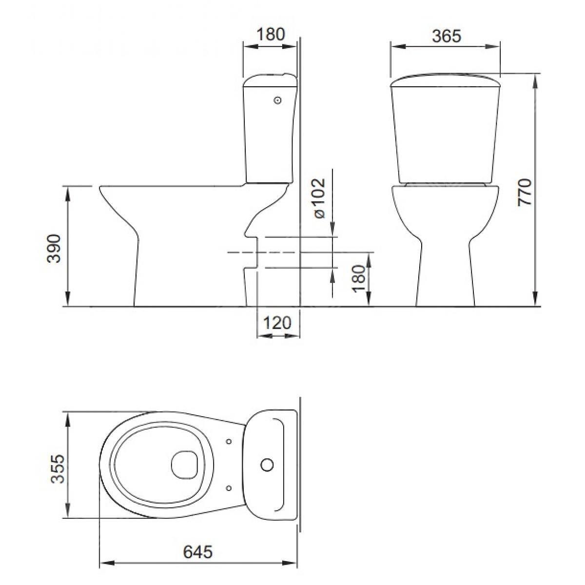Моноблок Fayans Canto H8605600002721