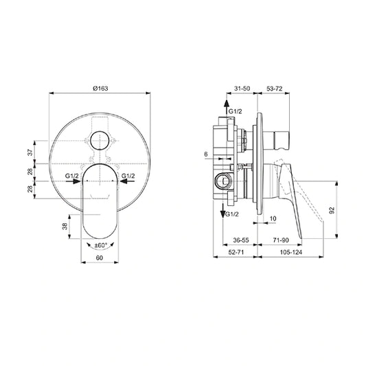 Countertop sink