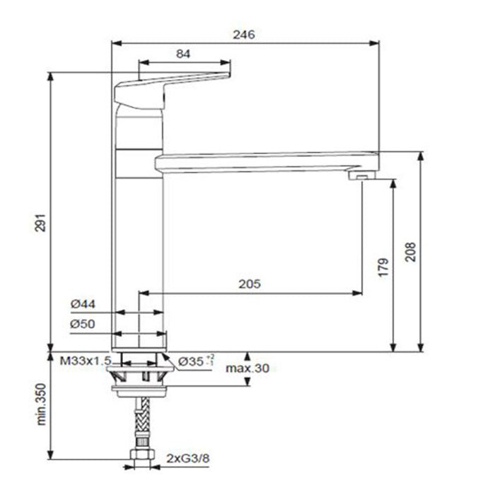 Countertop sink