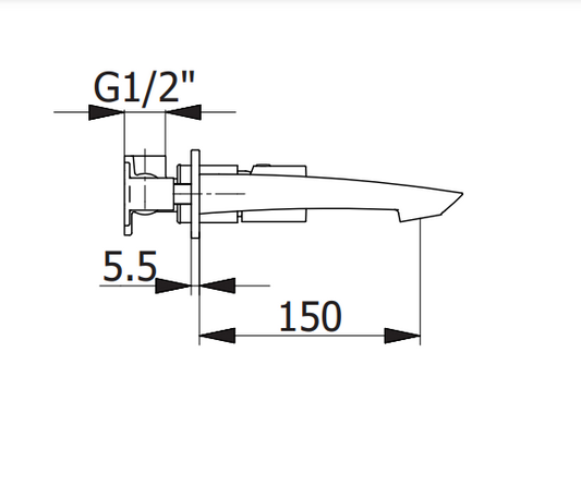 Смесител за умивалник за вграждане