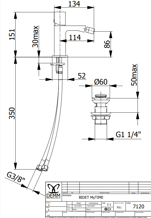 Смесител за биде