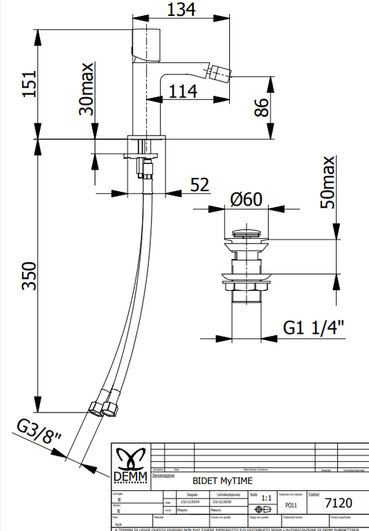 Смесител за биде