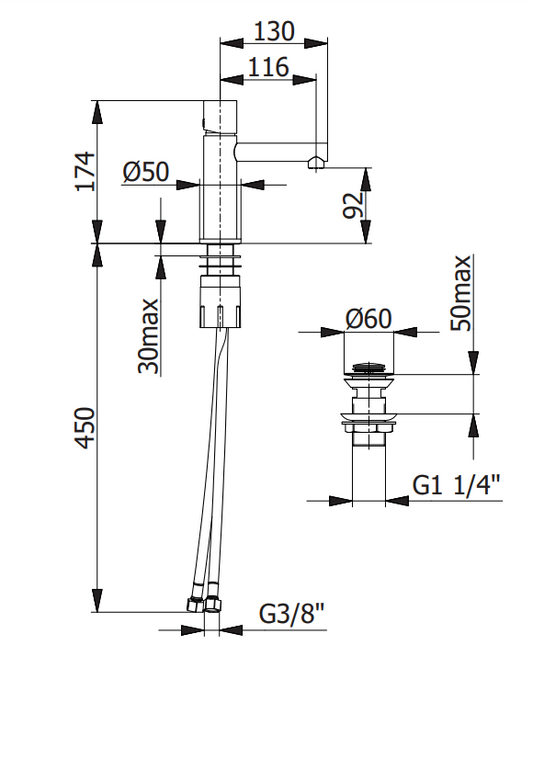 Смесител за умивалник
