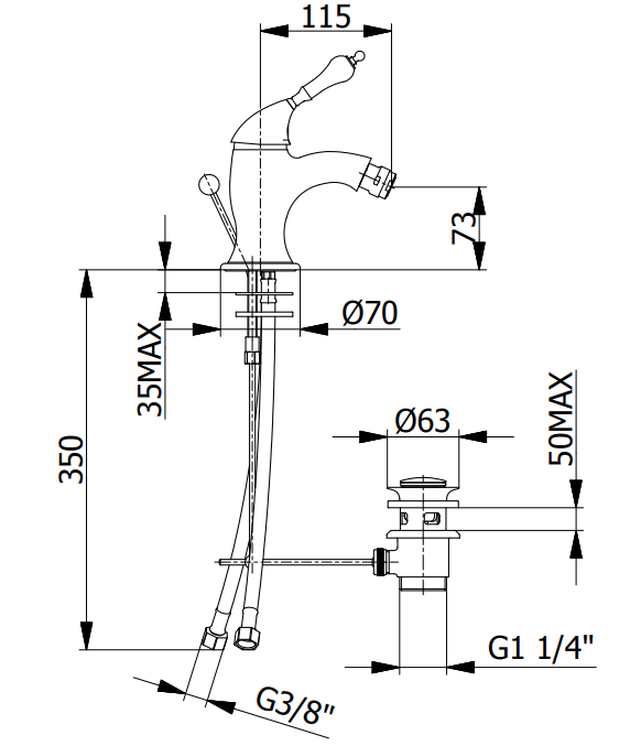 Смесител за биде