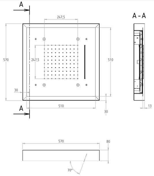 Душ пита с хромотерапия