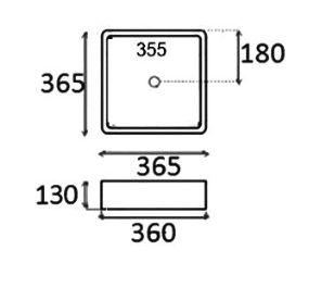 Countertop sink