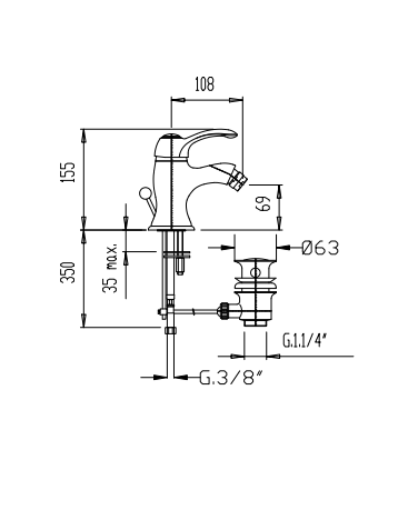 Смесител за биде
